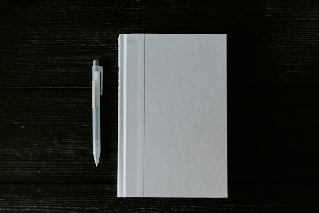 Photo Trading journal notebook
