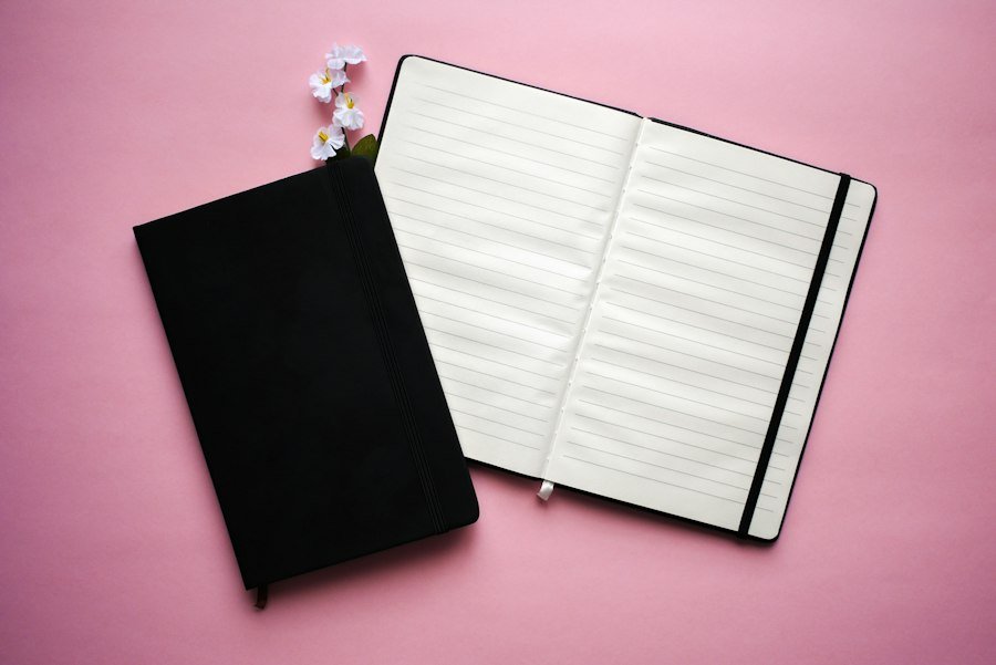 Trading journal notebook